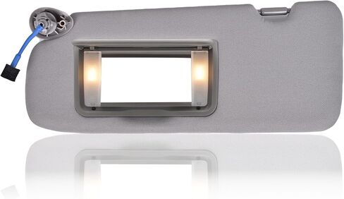 Sun Visor Driver Left Side Compatible with Honda CRV CR-V 2017 2018 2019 2020 2021 2022 Sunshade Number 83280TLAA12ZB Color: Gray in Kuwait