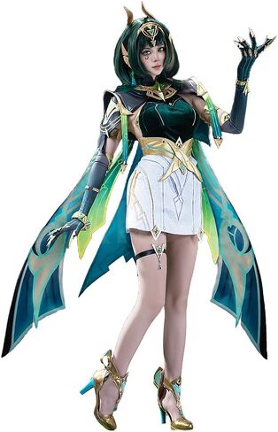 KIRA KIRA Genshin Nafer Cosplay Costume Doki-R Game Genshin Nafer Cosplay Halloween Costume Song of the Welkin Moon in Saudi Arabia