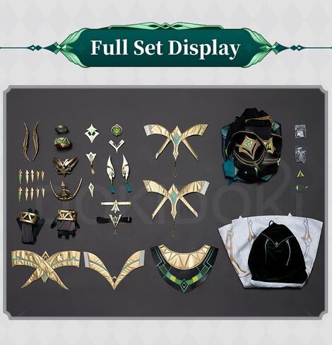 KIRA KIRA Genshin Nafer Cosplay Costume Doki-R Game Genshin Nafer Cosplay Halloween Costume Song of the Welkin Moon in Saudi Arabia