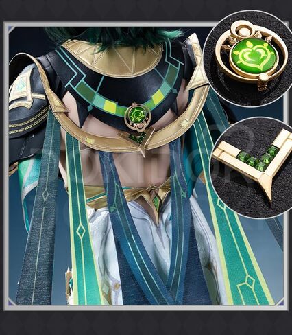KIRA KIRA Genshin Nafer Cosplay Costume Doki-R Game Genshin Nafer Cosplay Halloween Costume Song of the Welkin Moon in Saudi Arabia