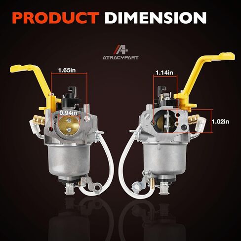 Carburetor Carb Replacement Compatible with Huayi Westinghouse WGen5300DFcv Dual Fuel Portable Generator with 274CC Engine in Saudi Arabia
