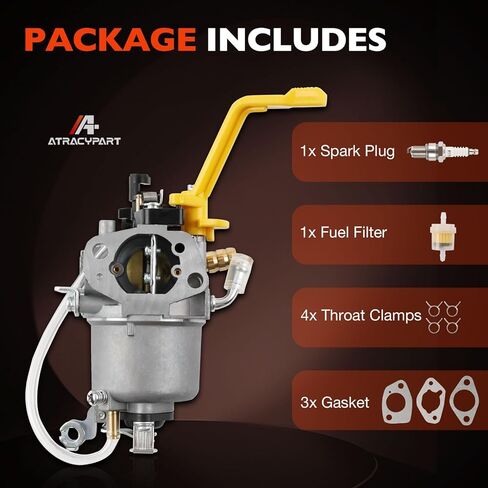 Carburetor Carb Replacement Compatible with Huayi Westinghouse WGen5300DFcv Dual Fuel Portable Generator with 274CC Engine in Saudi Arabia