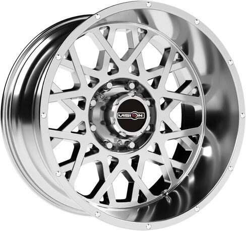 Vision Wheel Rocker Style: 412 RWD Finish: Chrome. Wheel Size Inches: 20X12PCD: 8-170Load Rating Lbs. 3650 Offset MM: -51 in Saudi Arabia