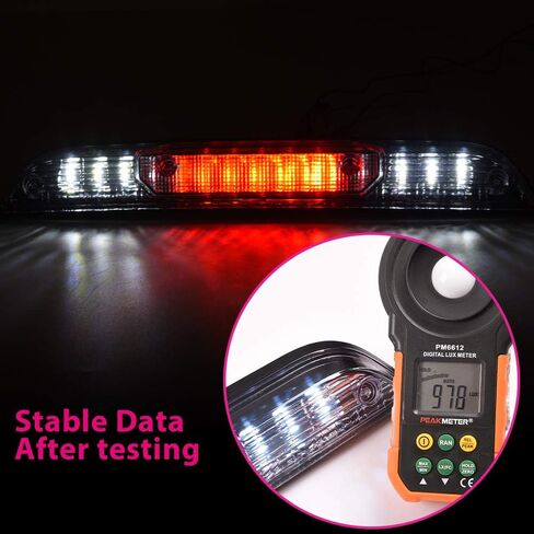 PIT66 LED 3rd Brake Light, Compatible with 15-20 Ford F150 Rear High Mount Stop Parking Light Lamp Cargo Light Assembly Clear Lens Black Housing in Saudi Arabia
