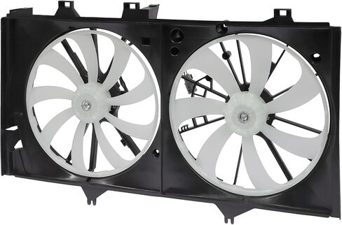 مجموعة مروحة مكثف المبرد المزدوج من SCITOO متوافقة مع 2012-2017 لسيارة Toyota for Camry 2.5L؛ استبدال 620594 in Saudi Arabia