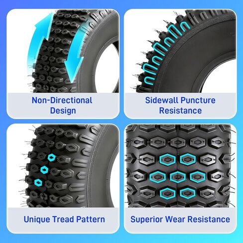 TRIBLE SIX Set of 2 20x7-8 ATV/UTV Tires,20x7x8 All-Terrain Mud & Trail Tires,4-Ply Rated,Tubeless in Saudi Arabia