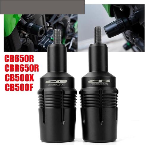 لهوندا CB650R CB 650R CBR650R 2019-2023 CB500X CB500F 2013-2023 دراجة نارية الإطار المنزلق حامي دراجة نارية تحطم وسادة (اللون: مناسب لـ CB500F) in Kuwait
