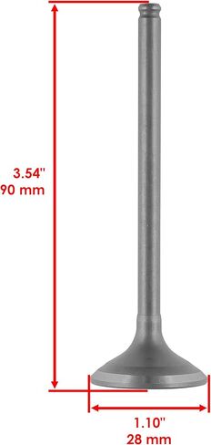 Caltric Exhaust and Intake Valve Compatible with Honda FourTrax 250 1985 1986 1987 in Saudi Arabia