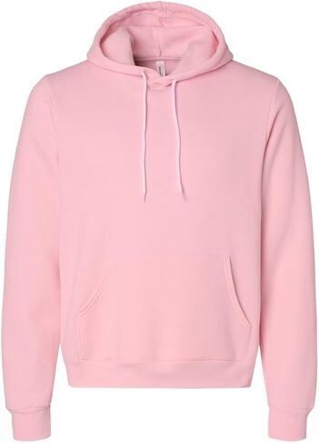 BELLA+CANVAS Unisex Sponge Fleece Pullover Hoodie - Pink in Saudi Arabia