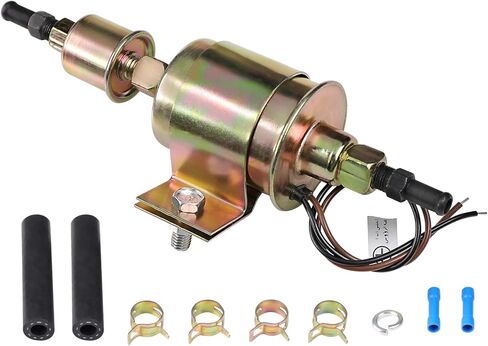 مضخة وقود كهربائية عالمية 12 فولت تيار مستمر، 5-9 رطل لكل بوصة مربعة، 30 جالونًا في الساعة - متوافقة مع محركات البنزين والديزل، تحل محل E8012S، FD0002، P60430، EP12S، 6414671 in Kuwait