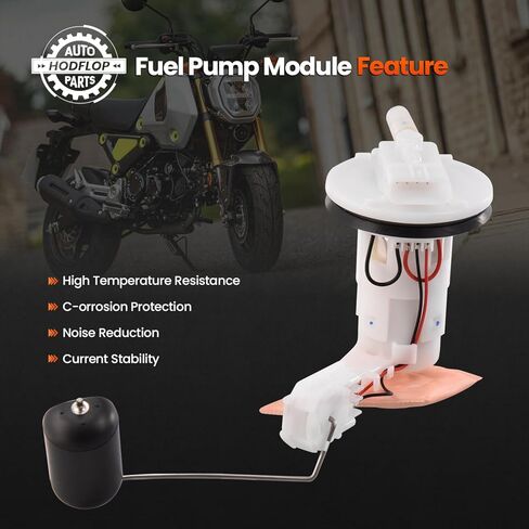 16700-K26-B01 Fuel Pump Assembly Compatible with Honda MSX125 2016-2018 2020, GROM125 2017-2020, MSX-125 GROM-125 Replace# 16700K26B01 in Kuwait