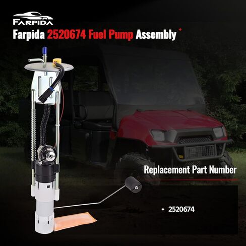 2520674 Fuel Pump Module Assembly Fit for Polaris Ranger 500 EFI 700 Crew 2006-2013 Fuel Sending Unit Replace 2520674 in Saudi Arabia