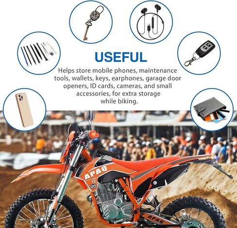 Frame Battery Bag for E Dirt Bike, Front Battery Frame Bag, Compatible with Light Bee Segway S/X X260/X160 eRide Pro SS Black Motorcycle Accessory (Black) in Kuwait