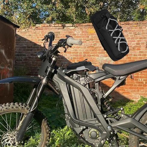 Frame Battery Bag for E Dirt Bike, Front Battery Frame Bag, Compatible with Light Bee Segway S/X X260/X160 eRide Pro SS Black Motorcycle Accessory (Black) in Kuwait