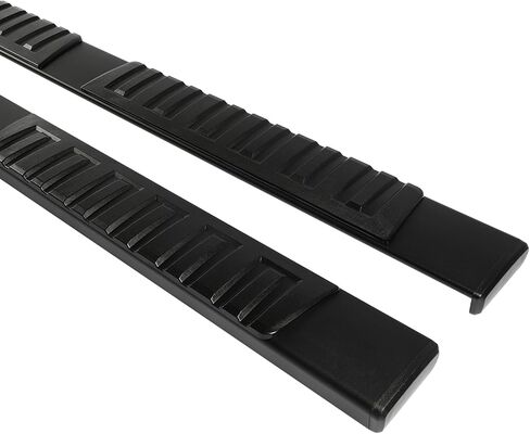 لوحات تشغيل مقاس 6.4 بوصة متوافقة مع 2009-2014 لسيارة Ford for F150 Super Crew Cab (4 أبواب بالحجم الكامل)، وقضبان خطوات جانبية مثبتة بمسامير، ومغطاة بالمسحوق وشريط Nerf عالي اللمعان (أسود) in Kuwait