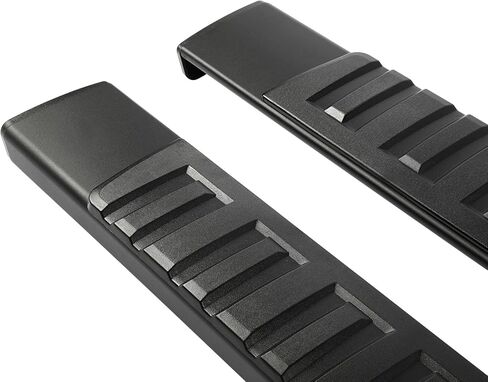 لوحات تشغيل مقاس 6.4 بوصة متوافقة مع 2009-2014 لسيارة Ford for F150 Super Crew Cab (4 أبواب بالحجم الكامل)، وقضبان خطوات جانبية مثبتة بمسامير، ومغطاة بالمسحوق وشريط Nerf عالي اللمعان (أسود) in Kuwait