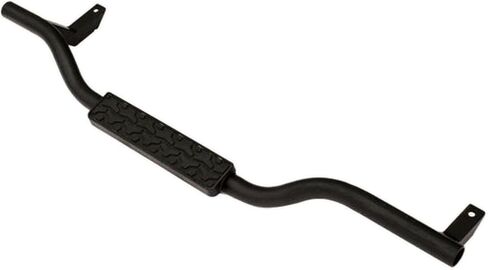 RAMPAGE PRODUCTS Slimline Drop Step Side Bars for Jeep Wrangler JK | Pair, 2" Diameter, Steel, Textured Black | 26627 | Fits 2007-2018 Jeep Wrangler JK 2-Door in Saudi Arabia