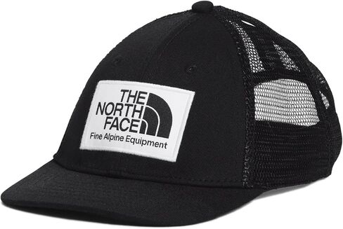 سائق الشاحنة الطيني للأطفال من THE NORTH FACE، باللون الأرجواني المعدني/رسومات مطرزة، مقاس كبير in Kuwait