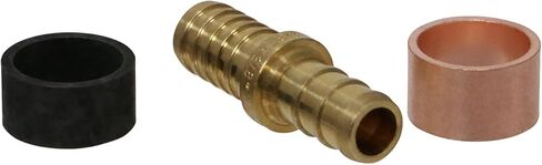 10 قطع XFITTING 3/8" Pex x 3/8" PB (البولي بوتيلين) وصلة توصيل مع حلقة، طقم إصلاح، Pex B in Kuwait