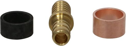 10 قطع XFITTING 3/8" Pex x 3/8" PB (البولي بوتيلين) وصلة توصيل مع حلقة، طقم إصلاح، Pex B in Kuwait