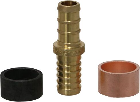 10 قطع XFITTING 3/8" Pex x 3/8" PB (البولي بوتيلين) وصلة توصيل مع حلقة، طقم إصلاح، Pex B in Kuwait