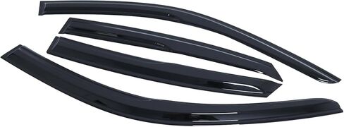 Window Vent Sun Visors Fit for Honda Civic Coupe Hatchback HB LX Sport Touring EX-L 2022 2023 2024 2025 2026,Tape-On Rain Guards Outside Mount Wind Visor Deflectors Black in Saudi Arabia