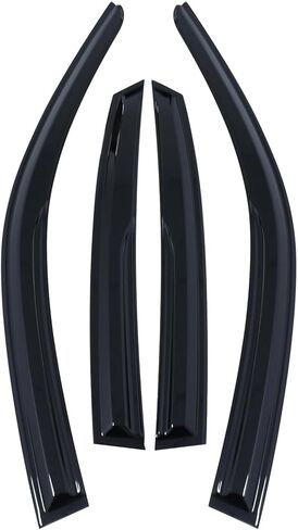 Window Vent Sun Visors Fit for Honda Civic Coupe Hatchback HB LX Sport Touring EX-L 2022 2023 2024 2025 2026,Tape-On Rain Guards Outside Mount Wind Visor Deflectors Black in Saudi Arabia