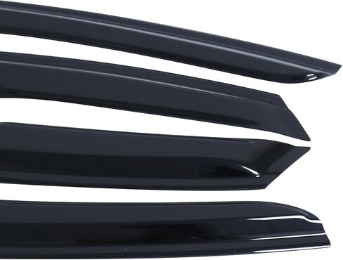 Window Vent Sun Visors Fit for Honda Civic Coupe Hatchback HB LX Sport Touring EX-L 2022 2023 2024 2025 2026,Tape-On Rain Guards Outside Mount Wind Visor Deflectors Black in Saudi Arabia