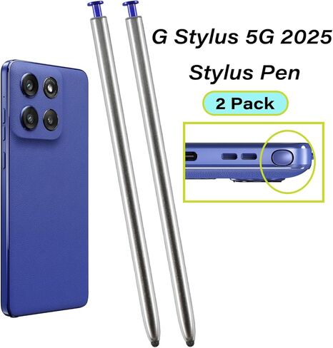 2 Pack G Stylus 5G 2025 Stylus for Moto G Stylus 5G 2025 Pen Replacement for Motorola Moto G Stylus 5G (2025) XT2517 All Verison Touch Screen S Pen(Gibraltar Sea) in Saudi Arabia