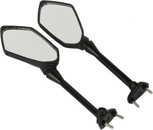 مرايا الرؤية الخلفية للدراجة النارية طراز OE مرايا السباق لـ Kawasaki Ninja 650 650R EX650 ER6F ER-6F 2009-2016 /400R EX400 2010-2014 /Z1000SX Z1000 2011-2014 (أسود) in Kuwait