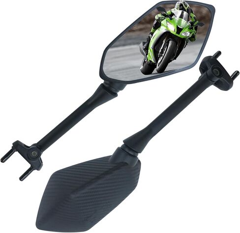 Motorcycle Rearview Mirrors OE Style Racing Mirrors for Kawasaki Ninja 650 650R EX650 ER6F ER-6F 2009-2016 /400R EX400 2010-2014 /Z1000SX Z1000 2011-2014 (Black) in Saudi Arabia