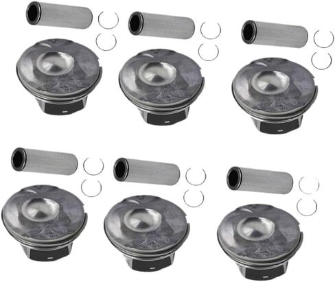 6 قطعة قضيب توصيل المحرك وحلقات مكبس المحرك لقطع غيار السيارات 3.0L AJ126 V6 306PS LR062617 in Kuwait