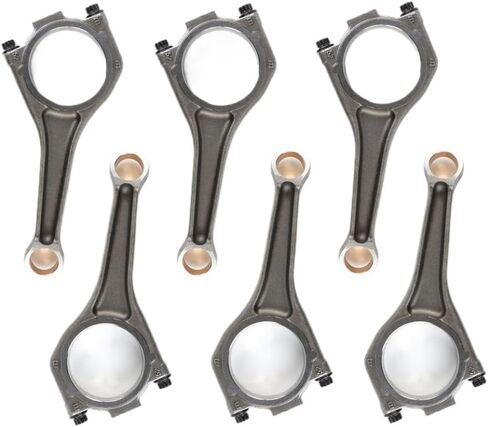 6 قطعة قضيب توصيل المحرك وحلقات مكبس المحرك لقطع غيار السيارات 3.0L AJ126 V6 306PS LR062617 in Kuwait