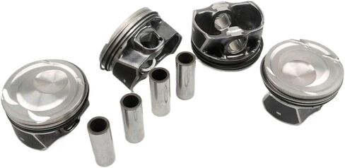 4 قطعة مجموعة المكبس والخواتم القياسية عدة 87 مللي متر EJ7Z-6108-A EJ7Z6108A EJ7Z-6135-A متوافق مع 2015-19 التركيز موستانج MKC 2.3L EJ7Z6108E in Kuwait