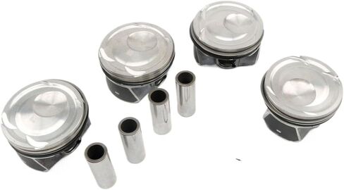 4 قطعة مجموعة المكبس والخواتم القياسية عدة 87 مللي متر EJ7Z-6108-A EJ7Z6108A EJ7Z-6135-A متوافق مع 2015-19 التركيز موستانج MKC 2.3L EJ7Z6108E in Kuwait