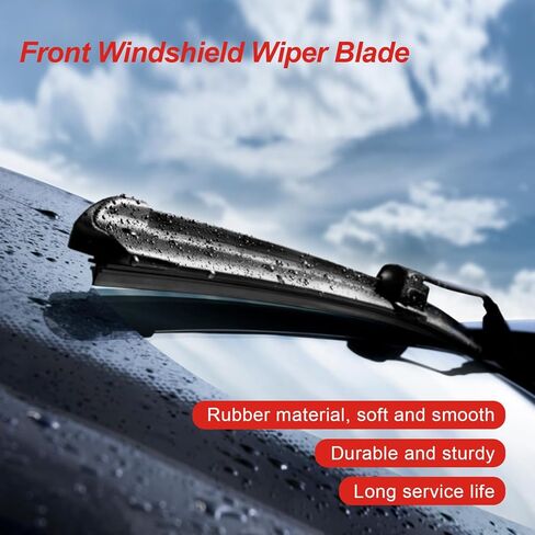 AUCERAMIC 20"+18" Windshield Wiper Blades Fit 1990-2001 for Toyota RAV4 Corolla Celica 1998-2000 for Honda Civic 2000-2007 for Ford Escape Hyundai Elantra in Saudi Arabia