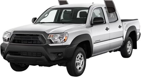 Precut Windows Tint Film Back Cars Sun Blocking Protection Privacy Anti Shatter Glass 2 Ply Computer Cut Any Tint Shade for Toyota Tacoma Double 2005-2015 in Kuwait