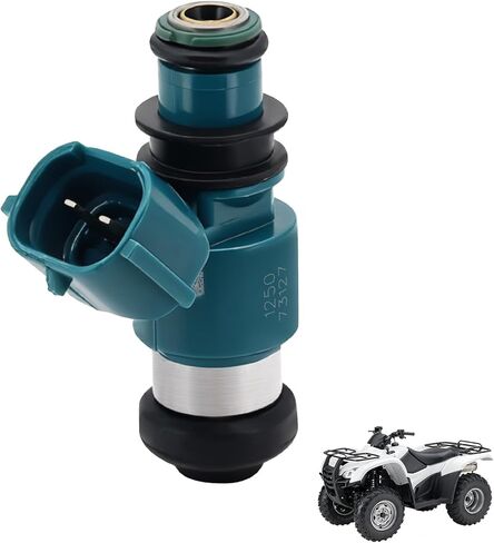 Fuel Injector Nozzle IJ105/3 Compatible with 2007-2013 Honda TRX420FM TRX420FPM Rancher 420 4X4 2007 2008 2009 2010 2011 2012 2013, Replaces 16450HP5603 16450-HP5-603 in Saudi Arabia