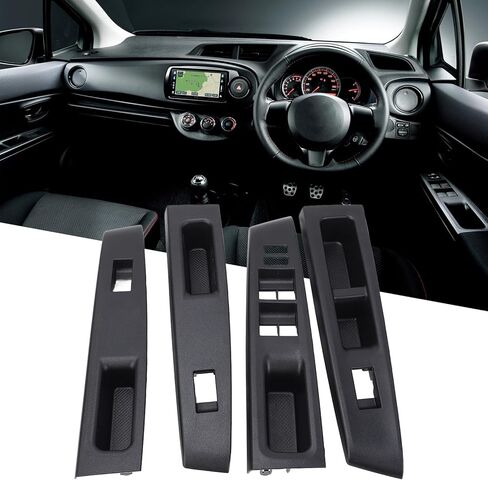 Fydun Front Armrest Upper Panel Window Switch Bezel Trim with Extra Storage for Vitz 2010-2014 Right Hand Drive in Kuwait