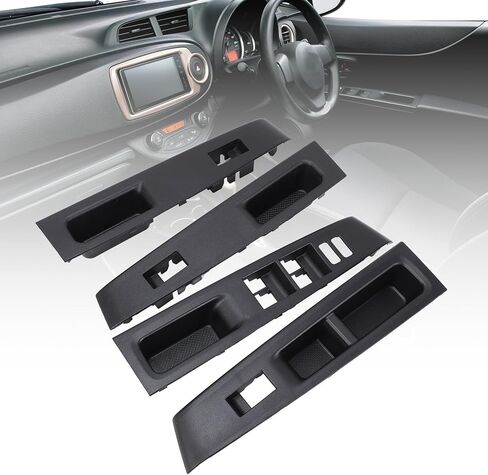 Fydun Front Armrest Upper Panel Window Switch Bezel Trim with Extra Storage for Vitz 2010-2014 Right Hand Drive in Kuwait