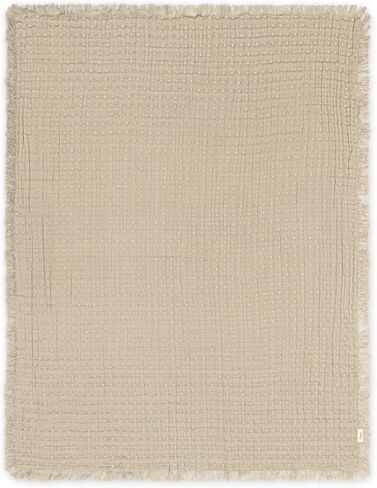 Crane Baby Multi-Layer Muslin Baby Blanket, 100% Cotton Baby Blankets, Grey Ombre Design, Nursery Swaddling Blankets for Newborns, 30" x 40", Warm and Breathable Stroller Blankets for Babies in Saudi Arabia