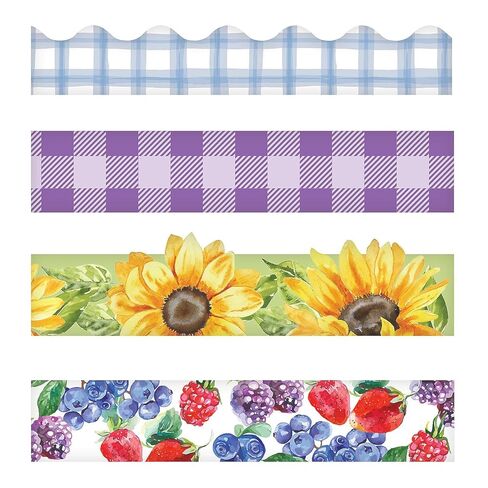 Fun Express Farmers Market Classroom Bulletin Board Border Variety Pack - 48 Pc in Saudi Arabia