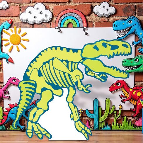 4 أقدام ديناصور بالحجم الطبيعي من الورق المقوى دينو حفر كبير ستاندوب انقطاع موضوع زينة الحفلات خلفية صور الدعائم الورق المقوى الوقوف لمستلزمات الحفلات ذات الطابع الجوراسي الحيواني in Kuwait