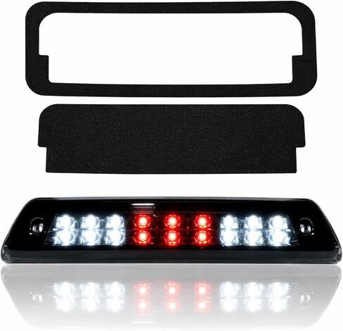 الكل في واحد LED ضوء الفرامل الثالث ضوء البضائع نسخة مطورة ارتفاع جبل وقف الضوء ل 2009-2014 فورد F150، الكروم الإسكان عدسة الدخان. in Kuwait