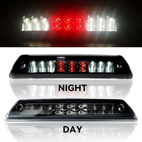 الكل في واحد LED ضوء الفرامل الثالث ضوء البضائع نسخة مطورة ارتفاع جبل وقف الضوء ل 2009-2014 فورد F150، الكروم الإسكان عدسة الدخان. in Saudi Arabia
