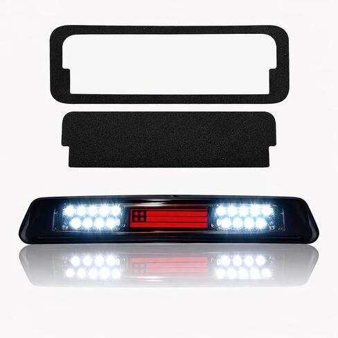 الكل في واحد LED ضوء الفرامل الثالث ضوء البضائع نسخة مطورة ارتفاع جبل وقف الضوء ل 2009-2014 فورد F150، الكروم الإسكان عدسة الدخان. in Saudi Arabia