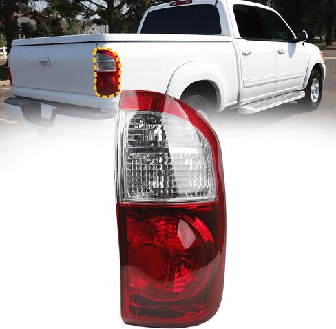 Dasbecan Passenger Side Tail Light Compatible with 2004 2005 2006 Toyota Tundra Double Cab Right Rear Taillight Replaces# TO2801153 in Saudi Arabia