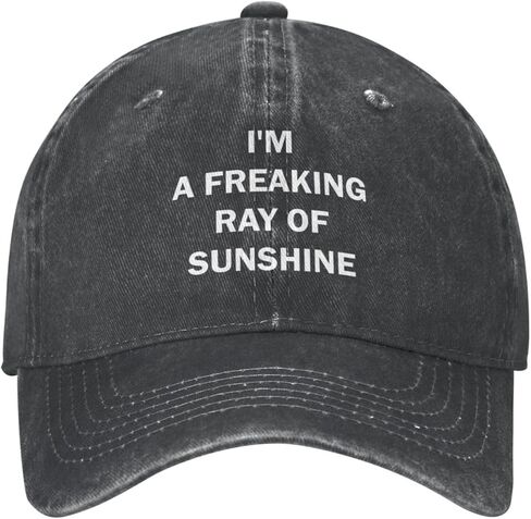 I'm A Freaking Ray of Sunshine Hat for Men Women Baseball Cap Navy in Saudi Arabia