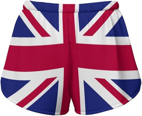 سراويل قصيرة للسيدات خفيفة الوزن من Zakqeik، سراويل قصيرة كاجوال بعلم المكسيك، خصر مطاطي مريح in Kuwait