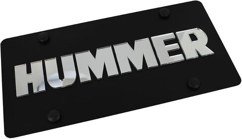 Eurosport Daytona- Compatible with -, Hummer - Carbon Steel License Plate in Saudi Arabia